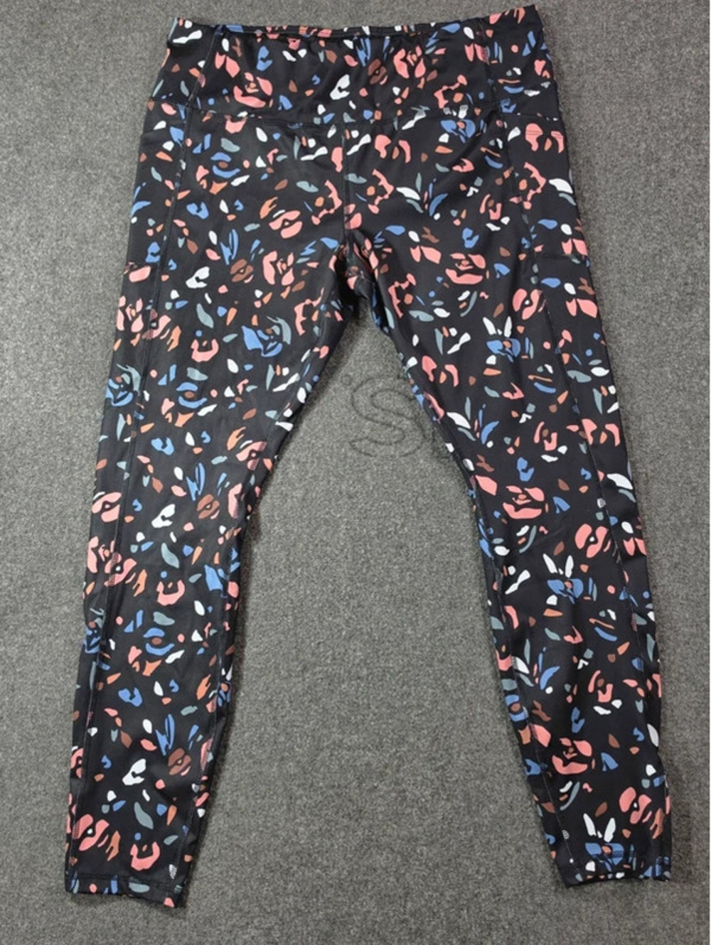 Avia Women's Active Core Performance Floral Print Leggings with Pockets XXL 20